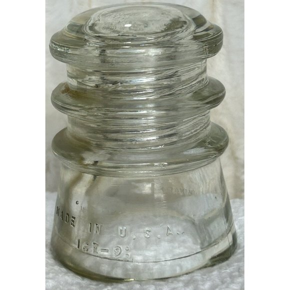 Vintage Hemingray 10 Insulator Excellent Condition No Chips Or Cracks Has Rust - Picture 12 of 12